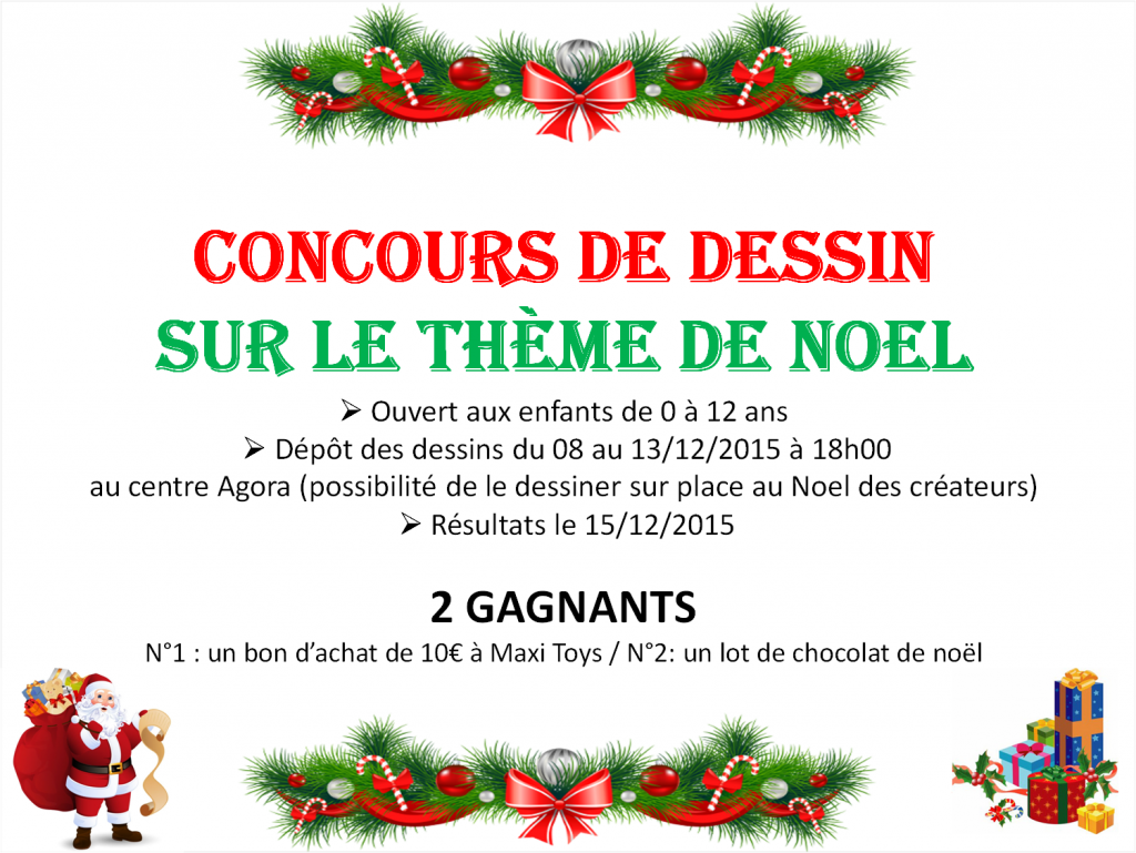 Affiche concours de dessin