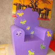 Fauteuil papillons pour enfant (face)