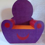 Fauteuil "Sourire" (vue de face)