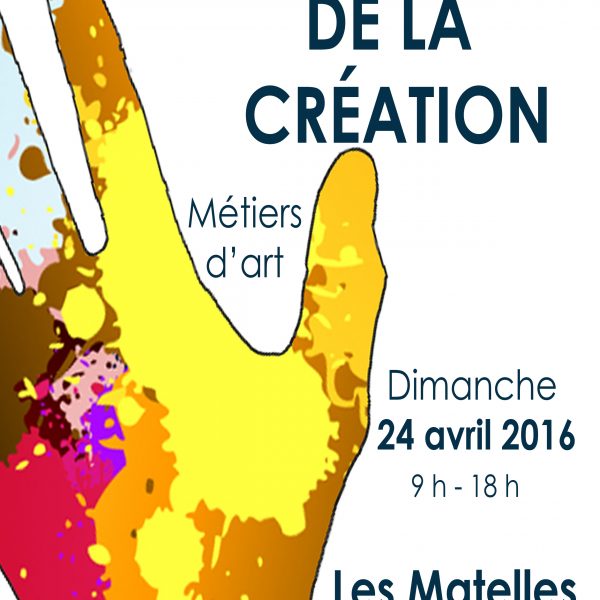 Affiche Marché de la création des Matelles 2016