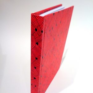 Carnet A5 - 14,5 cm X 21 cm - "Rouge nœuds" - 160 pages – Image 3