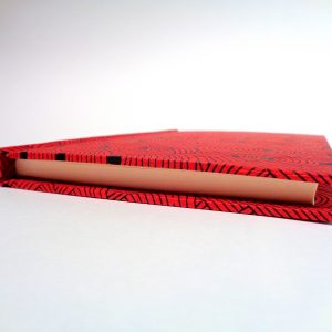 Carnet de poche - 10 cm X 15 cm - "Rouge noeuds" - 128 pages – Image 5