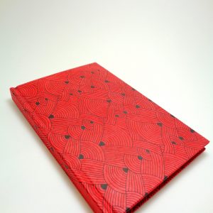 Carnet de poche - 10 cm X 15 cm - "Rouge noeuds" - 128 pages – Image 3