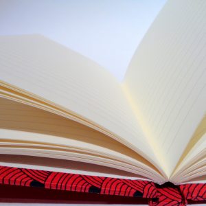 Carnet de poche - 10 cm X 15 cm - "Rouge noeuds" - 128 pages – Image 2