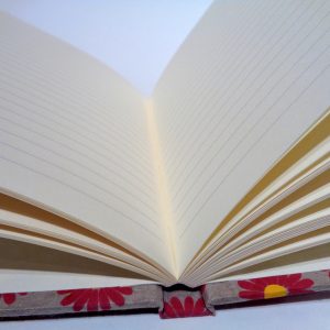 Carnet de poche - 10 cm x 15 cm - Gris à fleurs - 128 pages – Image 5