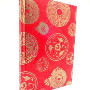 Carnet de poche - 10 cm x 15 cm - Rouge et Or - 128 pages