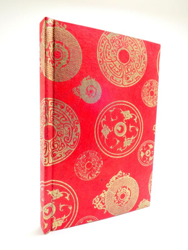 Carnet de poche - 10 cm x 15 cm - Rouge et Or - 128 pages