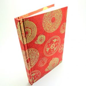 Carnet de poche - 10 cm x 15 cm - Rouge et Or - 128 pages – Image 4