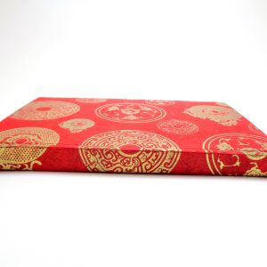 Carnet de poche - 10 cm x 15 cm - Rouge et Or - 128 pages – Image 3