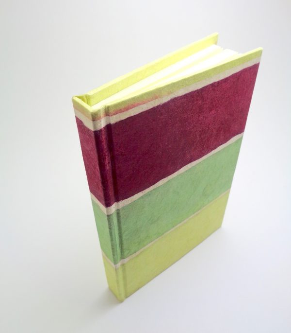 Carnet de poche - 10 cm x 15 cm - Bordeaux/Vert - 144 pages