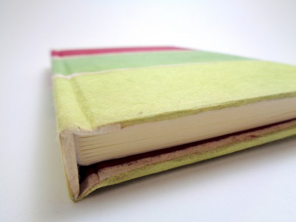 Carnet de poche - 10 cm x 15 cm - Bordeaux/Vert - 144 pages