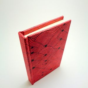 Petit carnet de poche - 6,8 cm X 10,5 cm - "Rouge noeuds" - 128 pages – Image 2