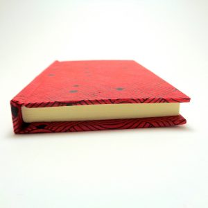 Petit carnet de poche - 6,8 cm X 10,5 cm - "Rouge noeuds" - 128 pages – Image 3