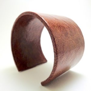 Bracelet manchette en carton - Rondo-Marron – Image 2