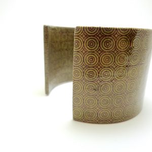 Bracelet manchette en carton - Rondo-Vert – Image 2