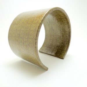 Bracelet manchette en carton - Rondo-Vert – Image 3