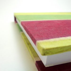 Carnet A5 - 14,5 cm X 21 cm - Bordeaux/Vert - 160 pages – Image 4