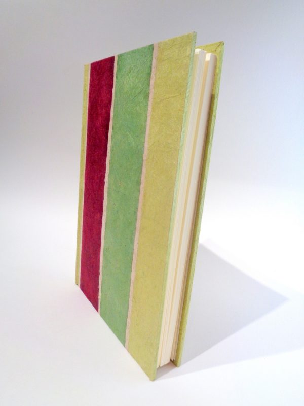 Carnet A5 - 14.5 cm x 21 cm - Bordeaux/Vert - 144 pages