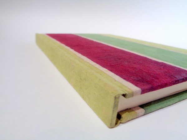 Carnet A5 - 14.5 cm x 21 cm - Bordeaux/Vert - 144 pages