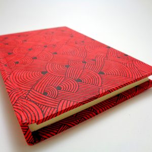 Carnet de poche - 10 cm x 15 cm -  "Rouge noeuds" - 144  pages – Image 2