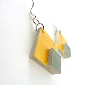 BO double jaune/vert olive