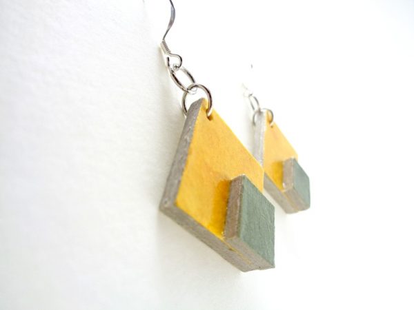 BO double jaune/vert olive