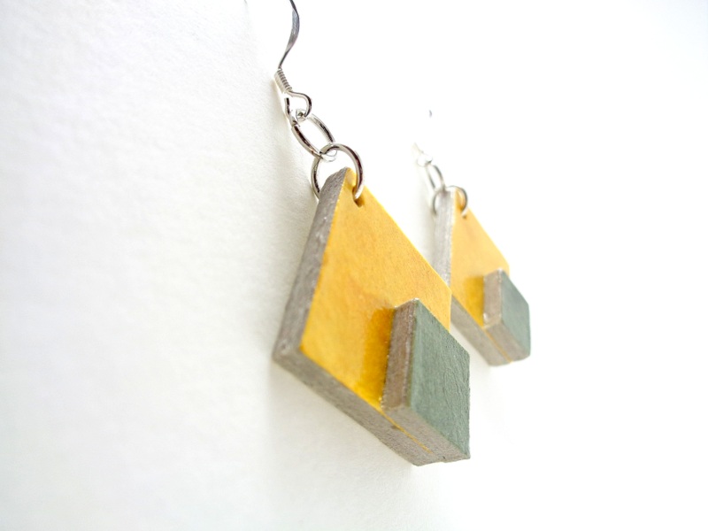 BO double jaune/vert olive