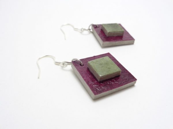 BO double bordeaux/vert olive