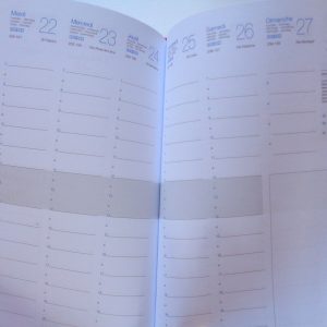 Agenda 2018 - 17,5 cm X 25 cm - Vert rayures - 128 pages – Image 2