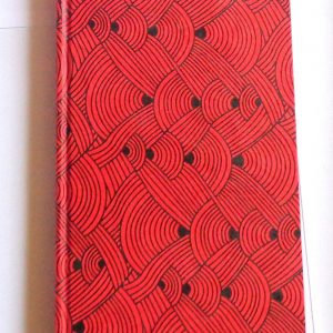 Agenda de poche 2018 - 9,5 cm X 17,5 cm - Rouge noeuds - 128 pages