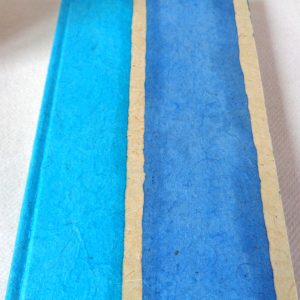 Agenda de poche 2018 - 9,5 cm X 17,5 cm - Bleu à rayures - 128 pages