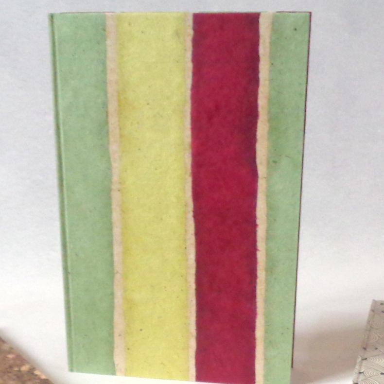 Agenda 2018 - 17,5 cm X 25 cm - Vert rayures - 128 pages – Image 1