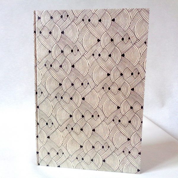 Agenda 2018 - 17,5 cm X 25 cm - Blanc Nœuds - 128 pages
