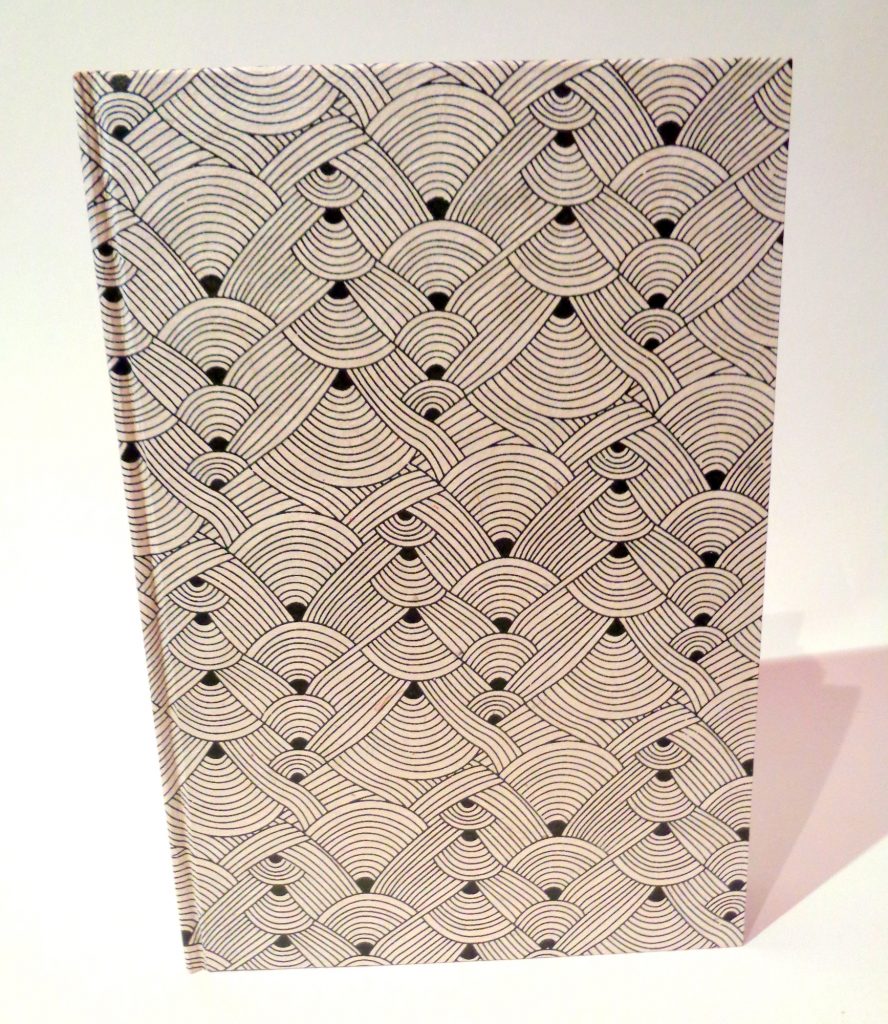 Carnet A5 - 15,5 cm X 22 cm - "Blanc Nœuds" - 160 pages