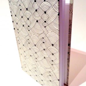 Carnet A5 - 15,5 cm X 22 cm - "Blanc nœuds" - 160 pages blanches – Image 4