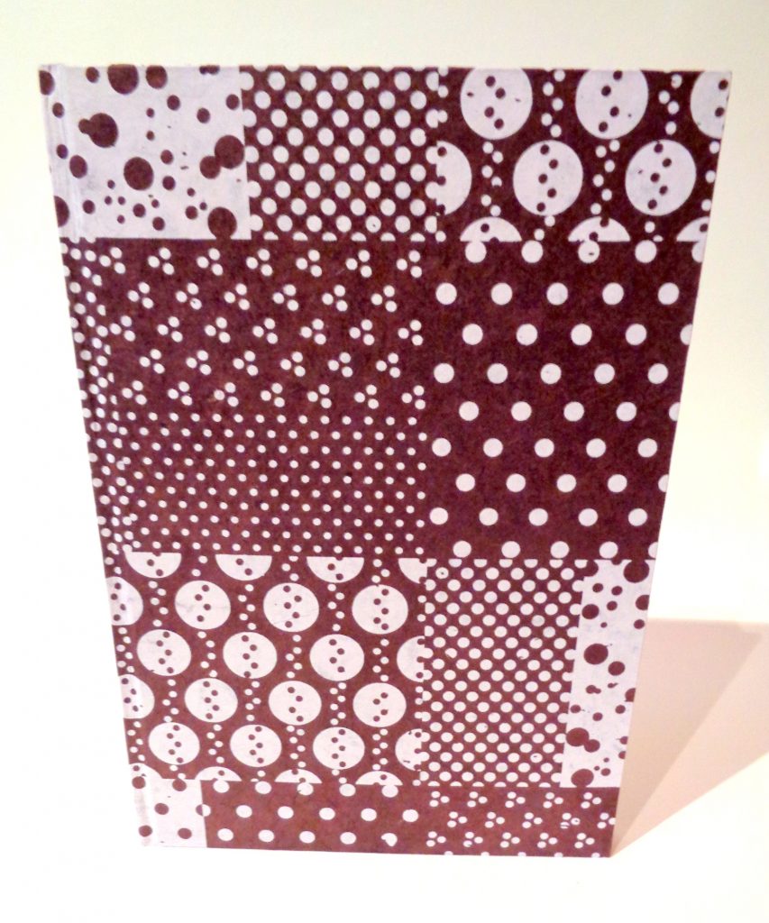 Carnet A5 - 15,5 cm X 22 cm - "Marron et blanc" - 160 pages blanches -