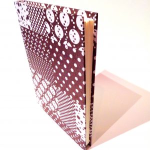 Carnet A5 - 15,5 cm X 22 cm - "Marron et blanc" - 144 pages – Image 3