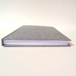 Carnet A5 - 15,5 cm X 22 cm - "Gris à cercles" - 160 pages blanches - – Image 3