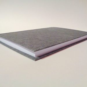 Carnet A5 - 15,5 cm X 22 cm - "Gris à cercles" - 160 pages blanches - – Image 4