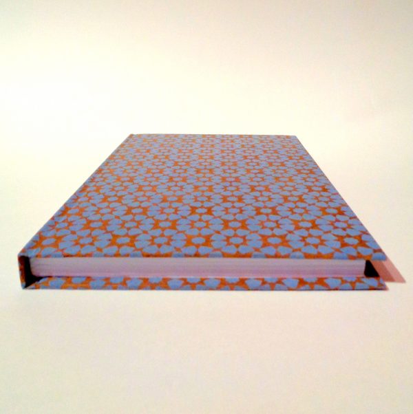 Carnet A5 - 15,5 cm X 22 cm - "Bleu étoilé" - 160 pages blanches