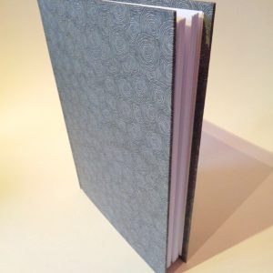 Carnet A5 - 15,5 cm X 22 cm - "Gris à cercles" - 160 pages blanches - – Image 5