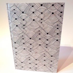 Carnet A5 - 15,5 cm X 22 cm - "Blanc Nœuds" - 144 pages – Image 5