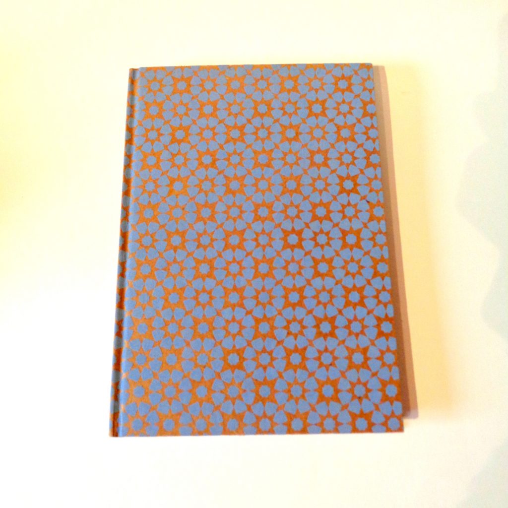 Carnet A5 - 15,5 cm X 22 cm - "Bleu étoilé" - 160 pages blanches