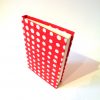 Carnet de poche - 11 cm x 16 cm - "Rouge à pois blancs" - 128 pages - Ligné – Image 3