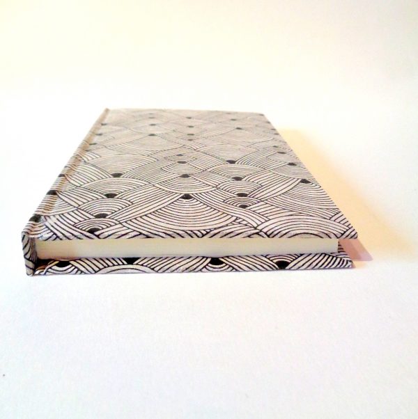 Carnet de poche - 11 cm x 16 cm - "Blanc Nœuds" - 144 pages