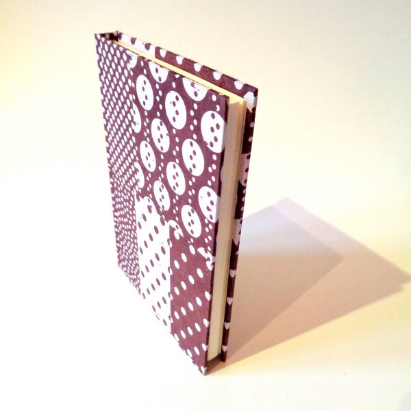 Carnet de poche - 11 cm x 16 cm - "Marron/Blanc" - 128 pages - Ligné