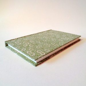 Carnet de poche - 11 cm x 16 cm - "Vert à fleurs" - 128 pages - Ligné – Image 3