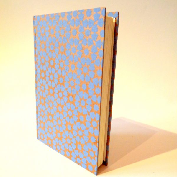 Carnet de poche - 11 cm x 16 cm - "Bleu étoilé" - 128 pages - Ligné