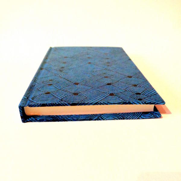 Carnet de poche - 11 cm x 16 cm - "Bleu nœuds" - 144 pages