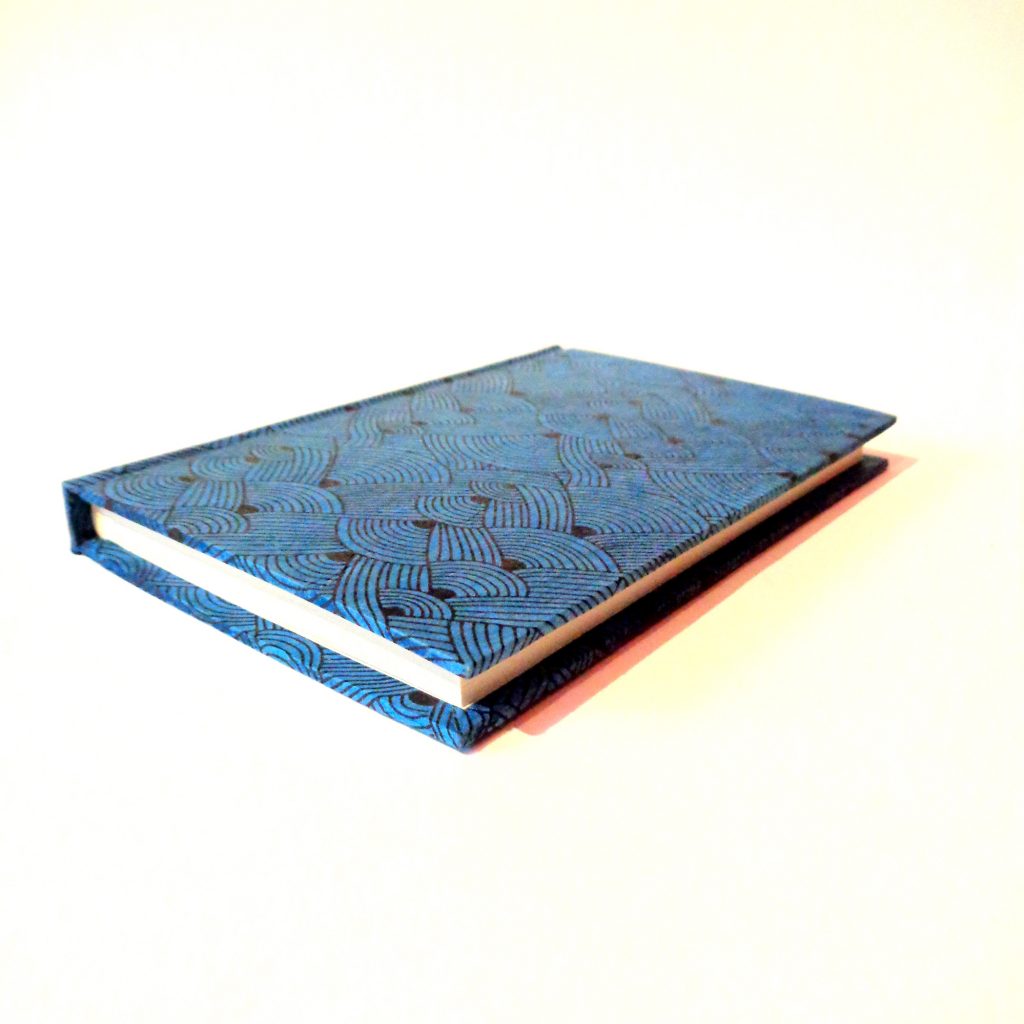 Carnet de poche - 11 cm x 16 cm - "Bleu nœuds" - 144 pages